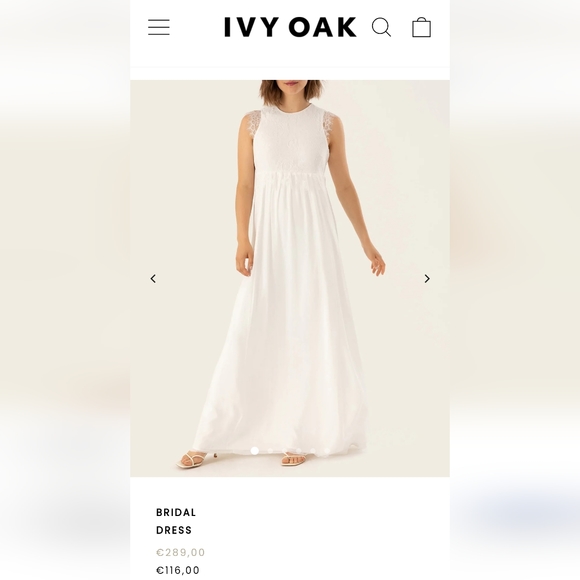 🥳Host pick ❤️Ivy& Oak Size 2 (XS) snow white maternity dress / bridal dress. - Picture 11 of 11